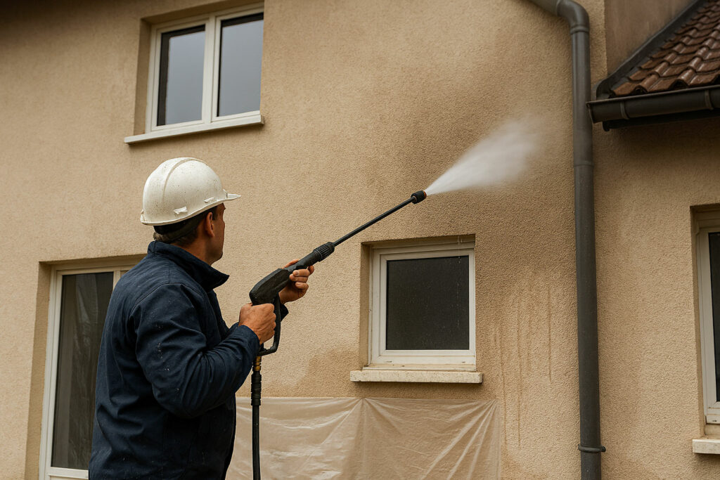 hydrofuge façade Lyon couvreur Naveri Père et fils